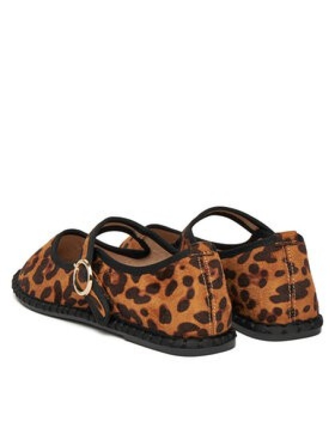 JENNY Baleriny HY60163-11 Brązowy