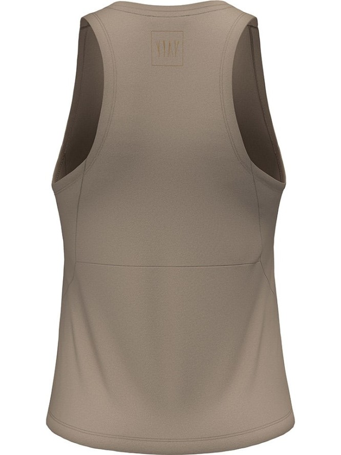 Salewa Top funkcyjny w kolorze szarobrązowym rozmiar: 42