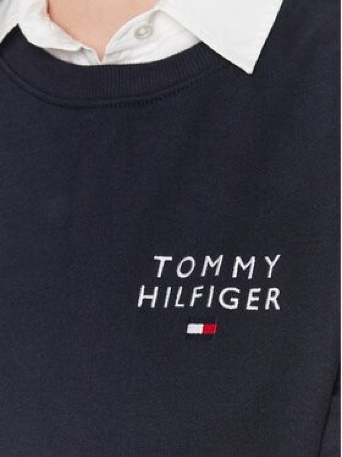 Tommy Hilfiger Bluza UW0UW04521 Granatowy Regular Fit