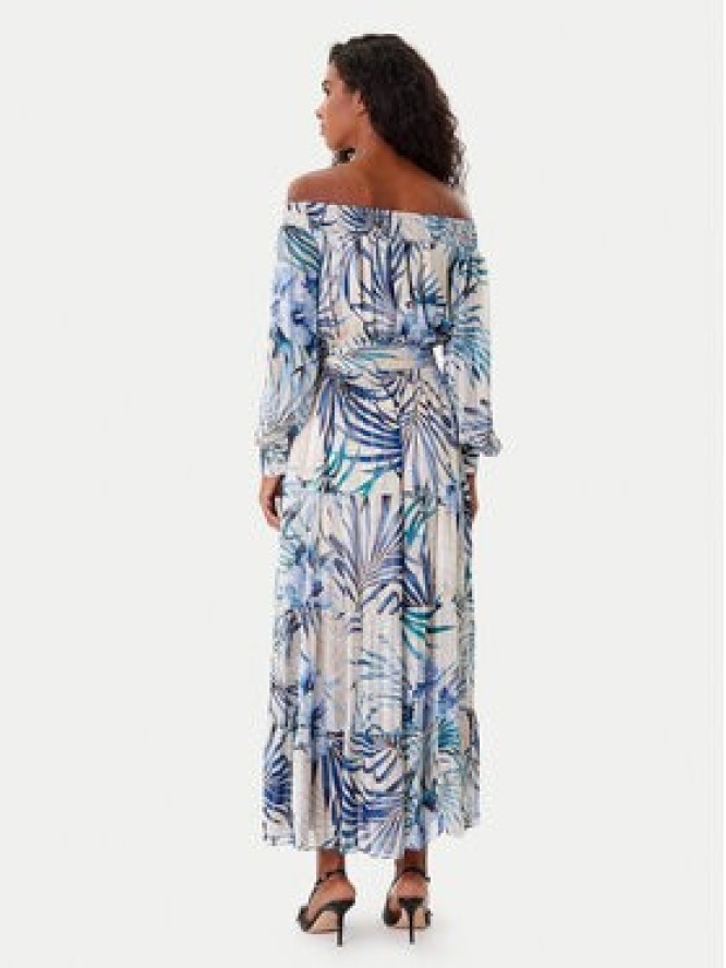 Guess Sukienka letnia W5GT16 WH9Z2 Niebieski Regular Fit