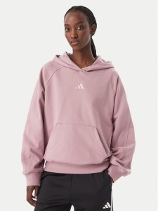 adidas Bluza Adidas Kit Small Logo KV9791 Różowy Loose Fit