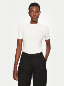 Calvin Klein T-Shirt K20K208052 Biały Slim Fit