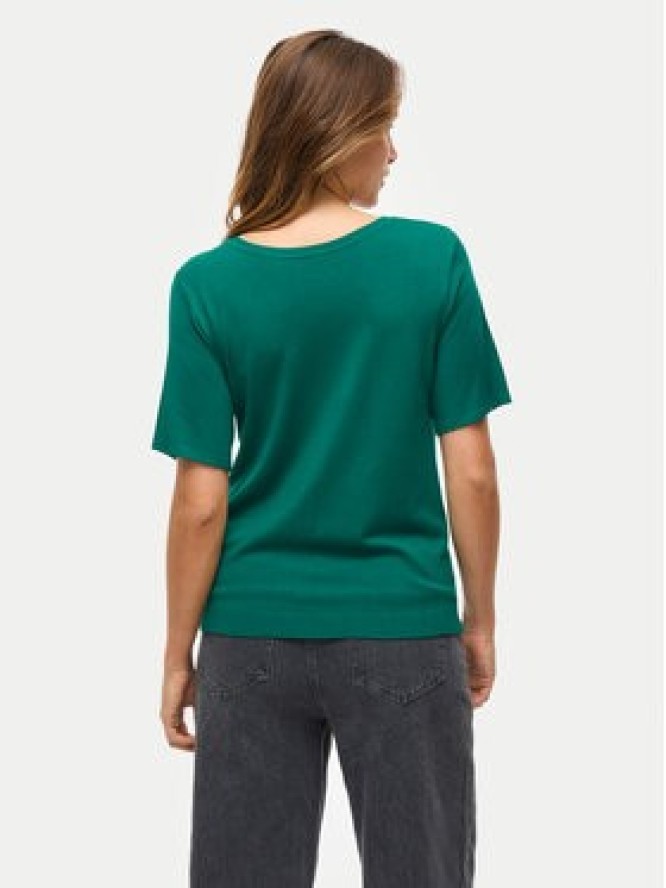 Vila Sweter Wennie 14100578 Zielony Regular Fit