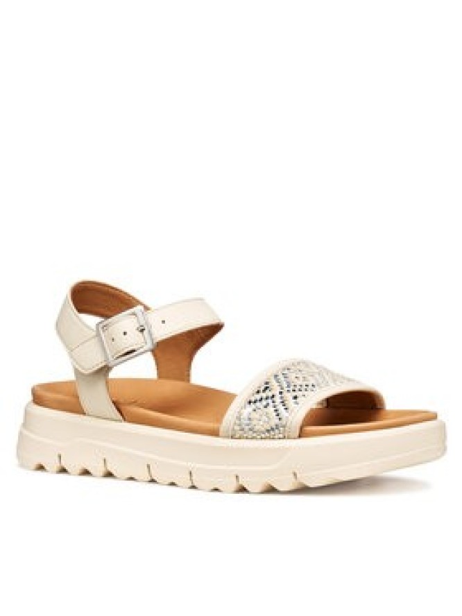 Geox Sandały D Xand 2.1S D65SZC 09B11 C1122 Écru