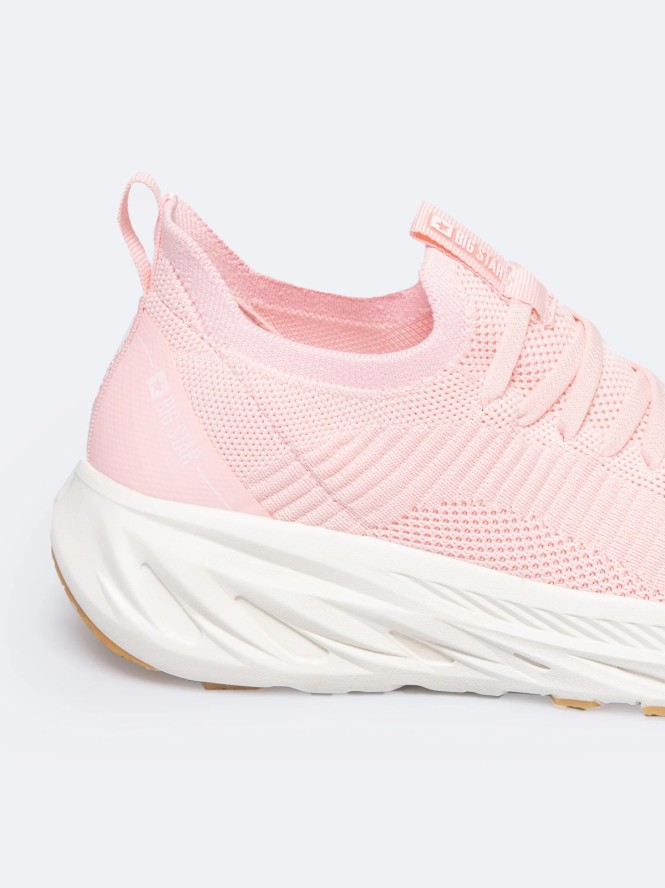 Sneakersy damskie lekkie różowe RR274A131 600
