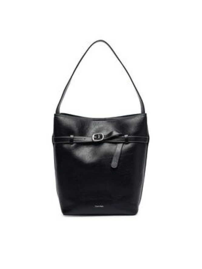 Calvin Klein Torebka Buckle Medium Bucket LV04F3551G Czarny