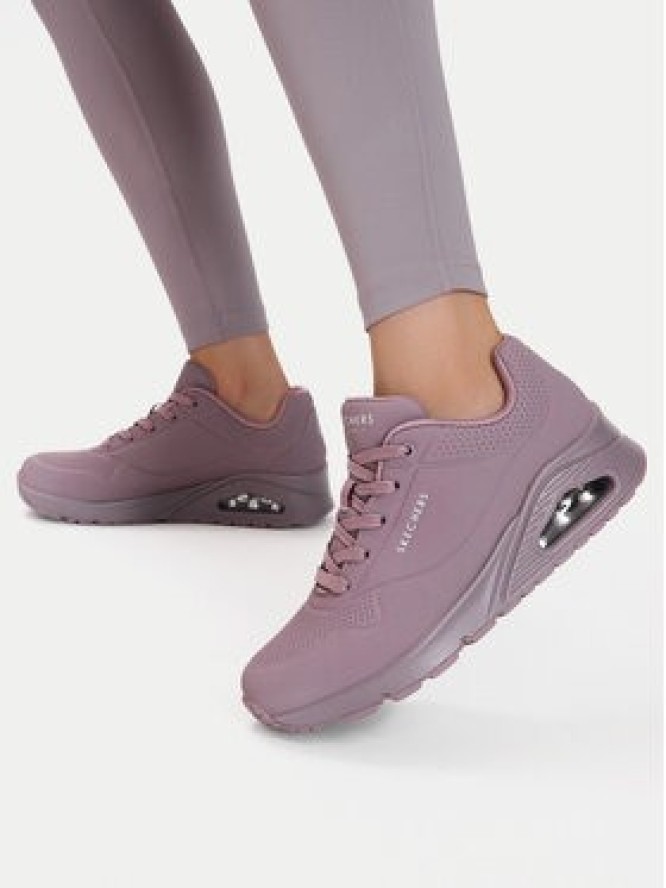 Skechers Sneakersy Uno Stand On Air 73690/DKMV Fioletowy