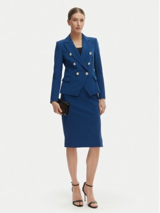 Rinascimento Marynarka CFC0128639003 Niebieski Regular Fit