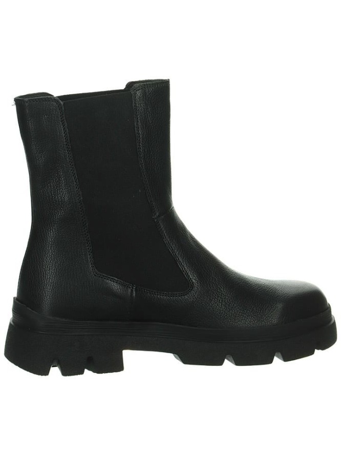 Think! Skórzane sztyblety w kolorze czarnym rozmiar: 42,5