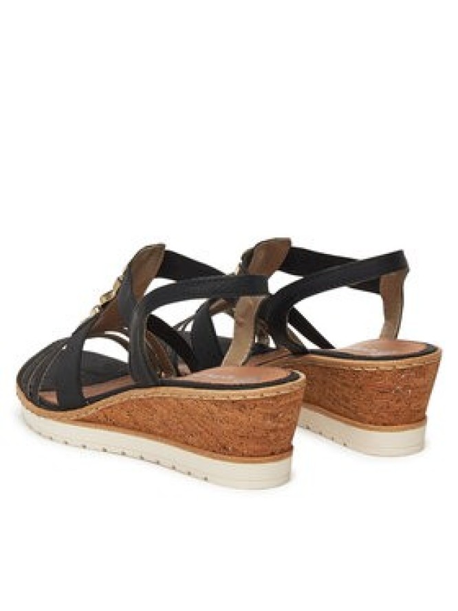 Remonte Sandały R6264-00 Czarny