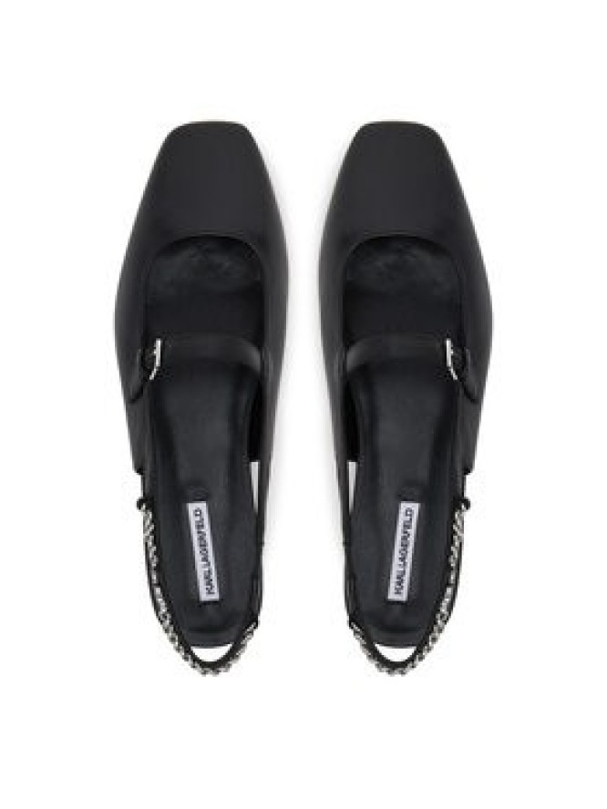 KARL LAGERFELD Sandały KL40181 Czarny