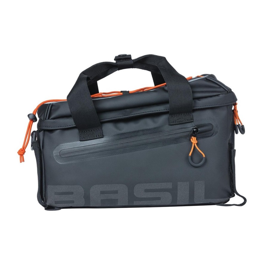 Torba Na Bagaż Miles Tarpaulin 7 Litrów 32 X 20 X 20 Cm - Czarny/Pomarańczowy