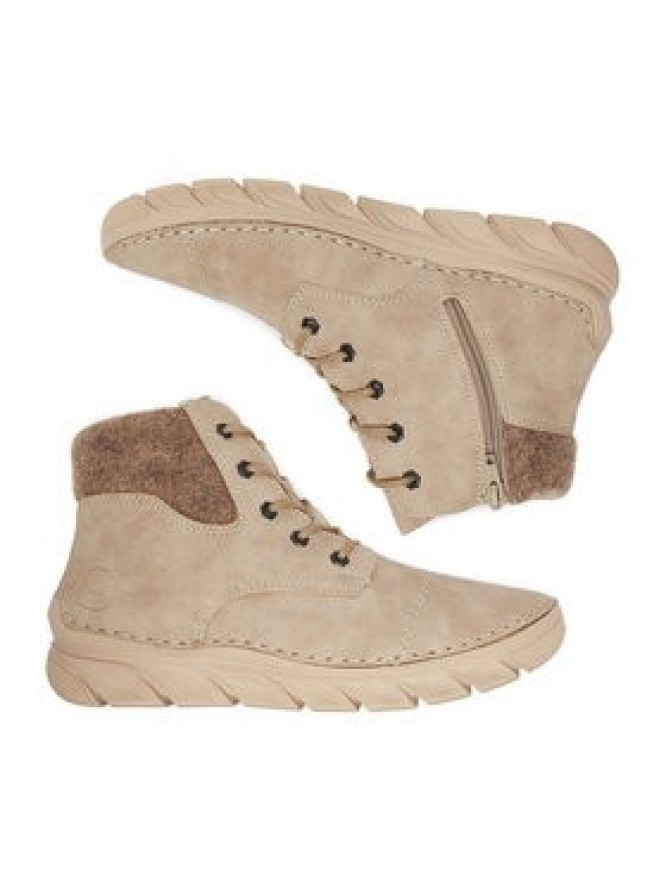 Rieker Trzewiki CEO-55000-60 Beżowy