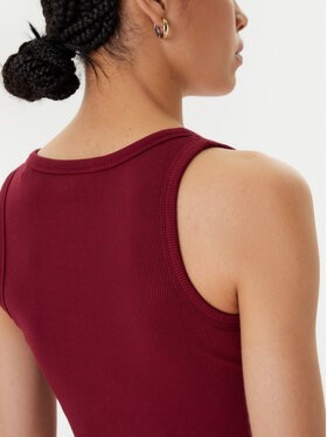 Guess Top V4YP06 K8RT2 Bordowy Regular Fit