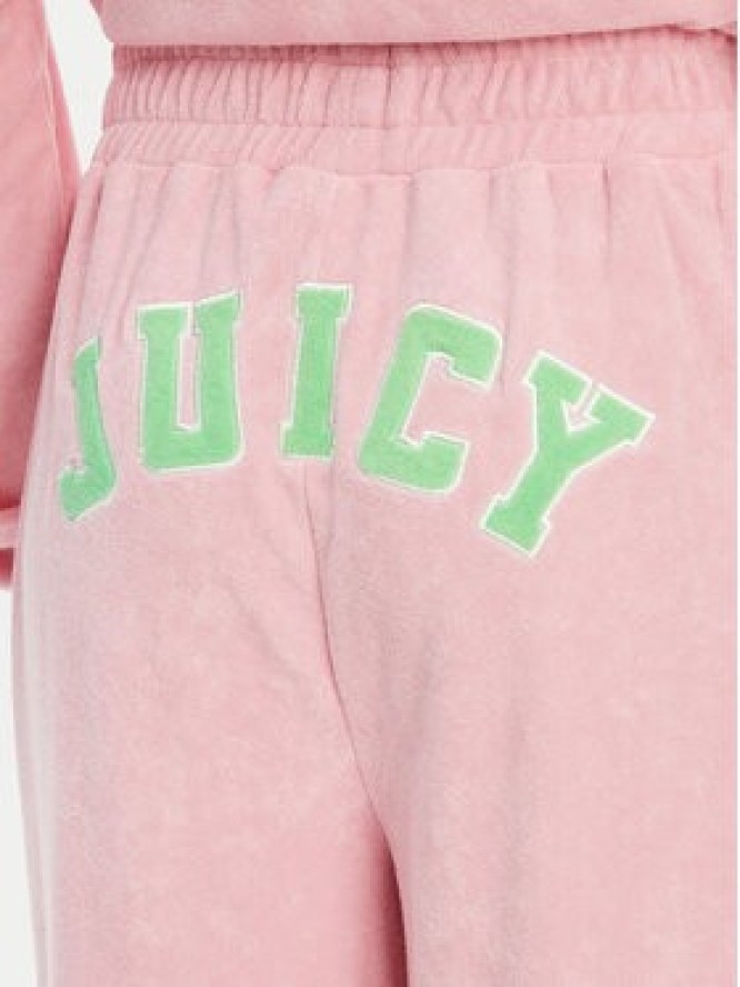 Juicy Couture Spodnie dresowe Regan JCWBJ125335 Różowy Wide Leg