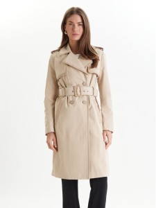 Guess Trencz W5RL14 WGWD2 Beżowy Regular Fit