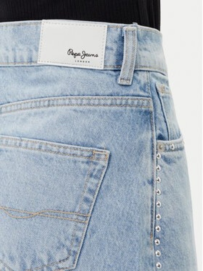 Pepe Jeans Spódnica jeansowa PL901211 Niebieski Regular Fit