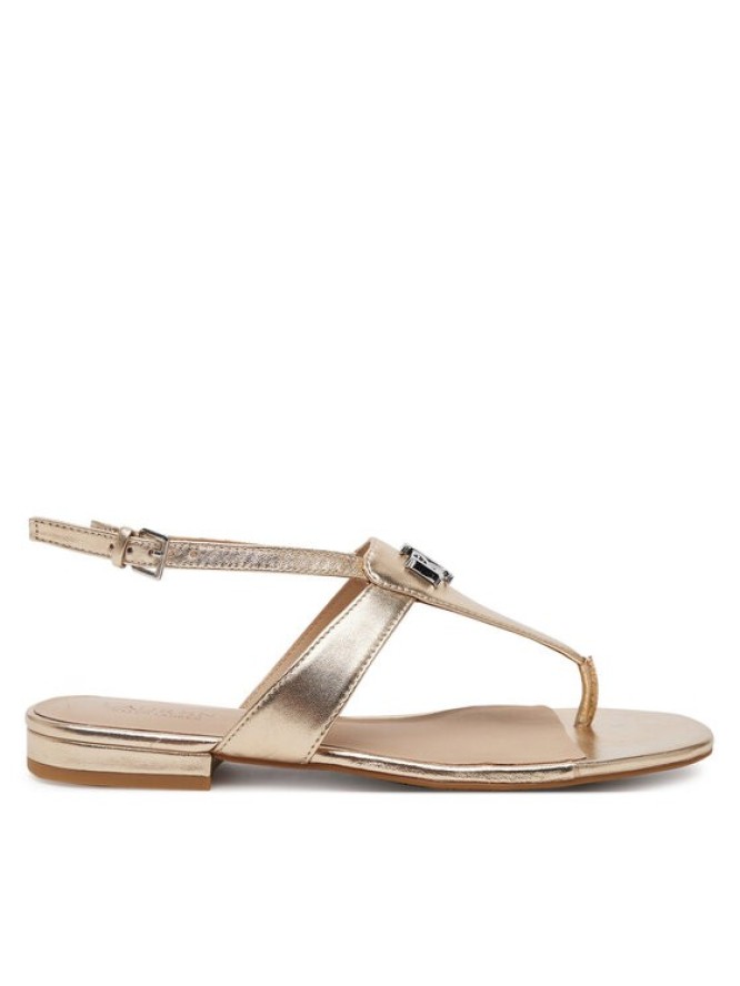 LAUREN RALPH LAUREN Sandały Everley 802970532001 Złoty