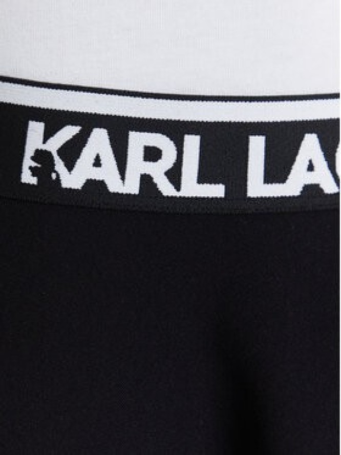Karl Lagerfeld Jeans Spódnica mini A3W12004 Czarny Regular Fit