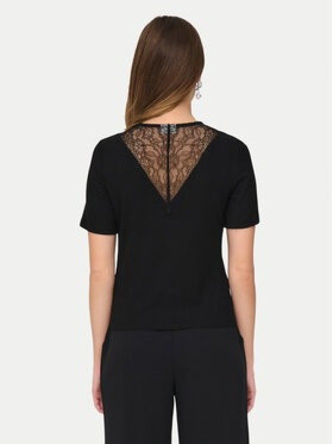 JDY T-Shirt Roxy 15341671 Czarny Slim Fit