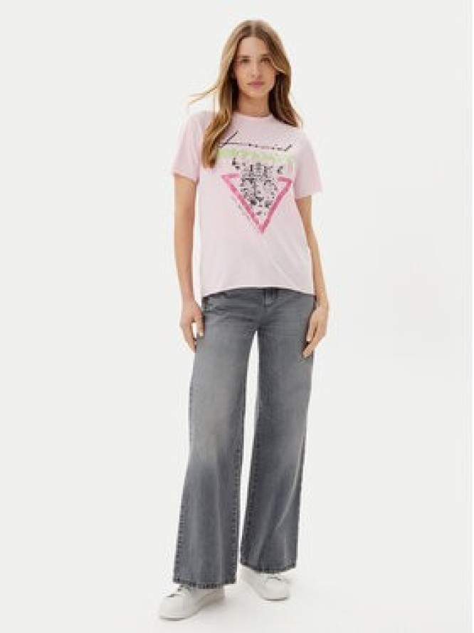 ONLY T-Shirt Lucy 15307412 Różowy Regular Fit