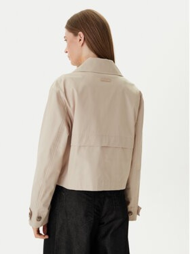 Calvin Klein Trencz LV044B541G Beżowy Regular Fit