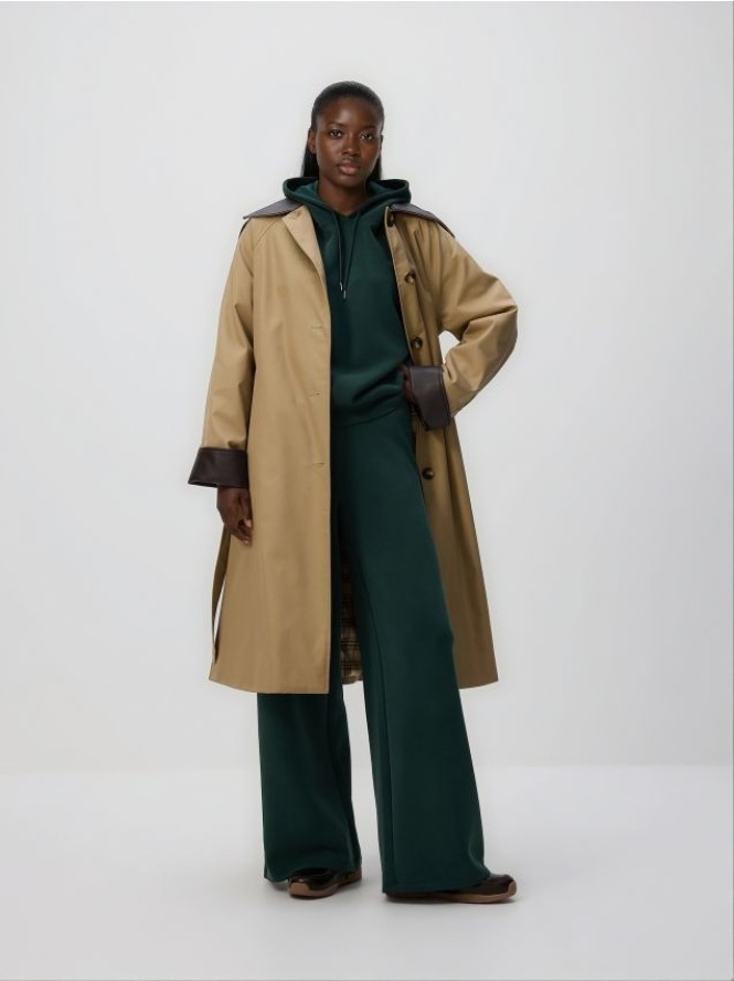 Spodnie z modalem - morski