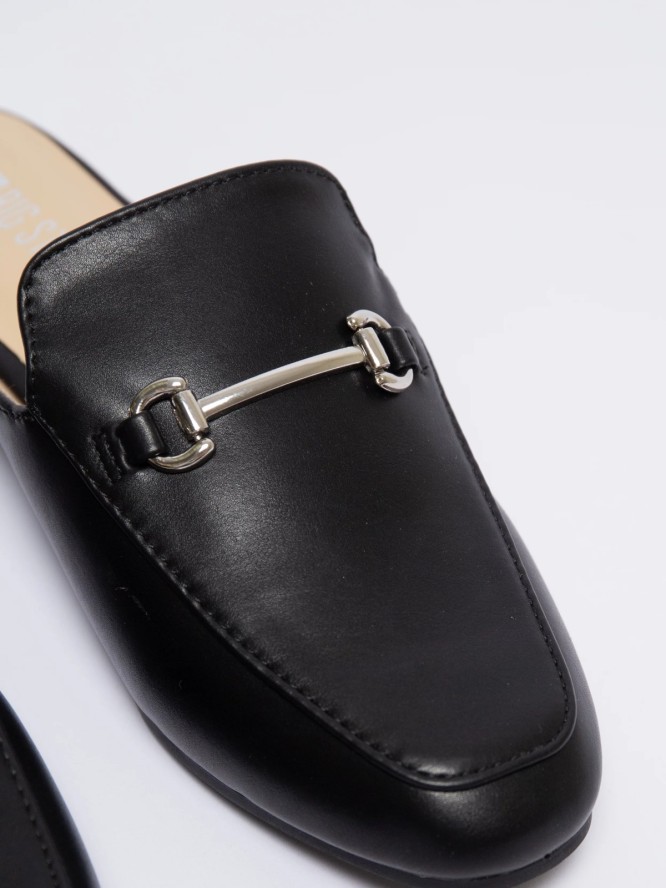 Klapki damskie eleganckie czarne NN274A076 906