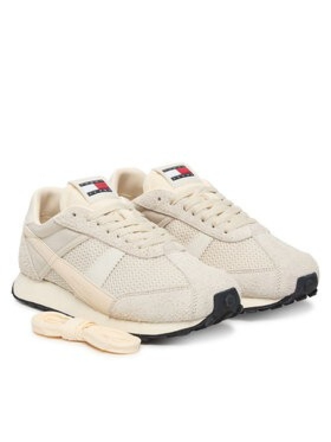 Tommy Jeans Sneakersy Tjw Retro Runner Archive EN0EN03013 Écru