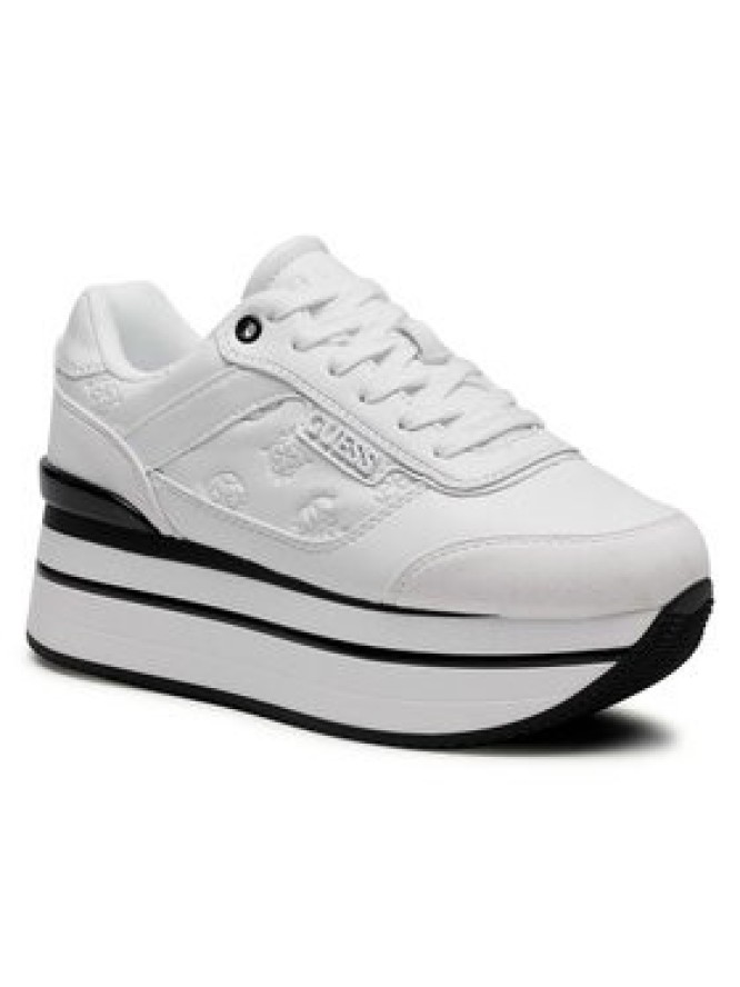 Guess Sneakersy Hansin FL5HNS PEL12 Biały