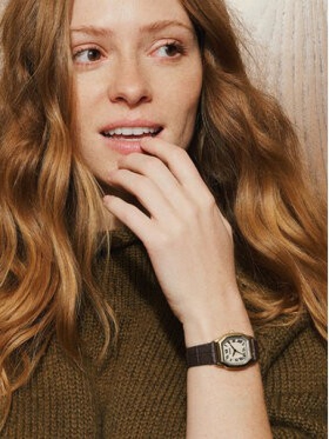 Fossil Zegarek Harlow ES5426 Brązowy