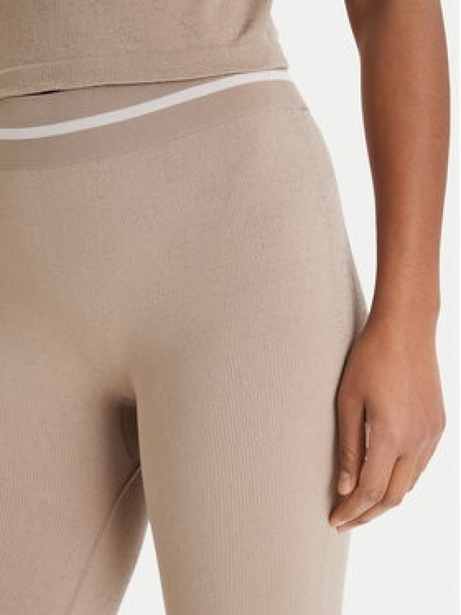 Guess Legginsy V6RB05 Z4692 Beżowy Slim Fit