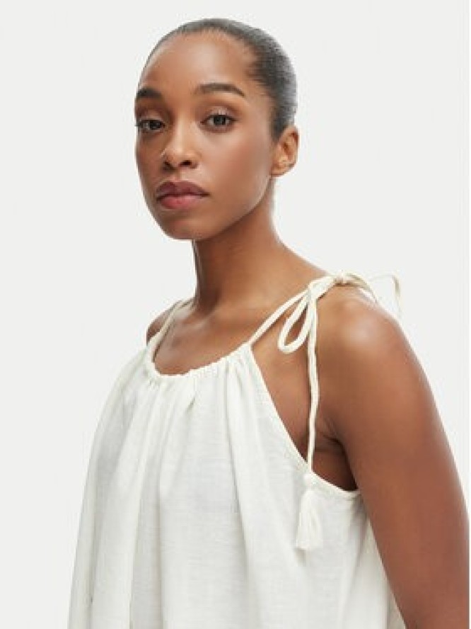 Iconique Sukienka letnia Ava IC26-017 Écru Relaxed Fit