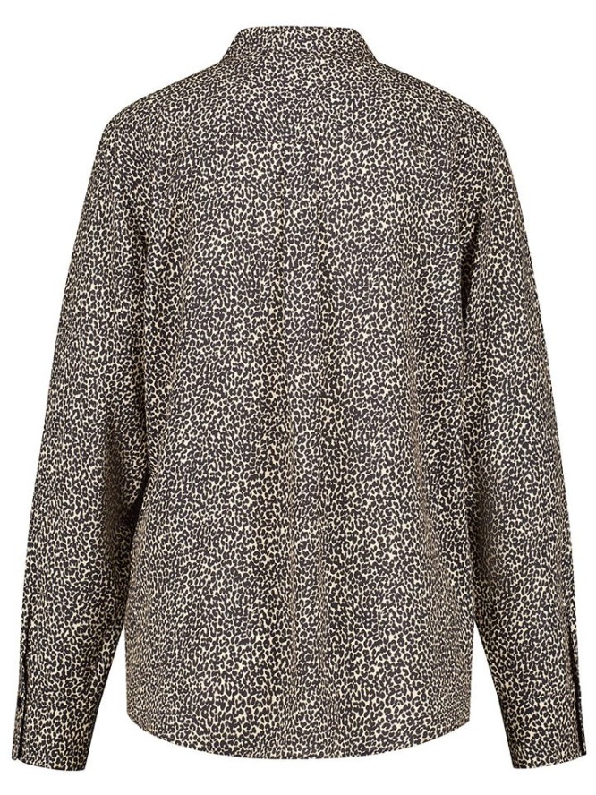 Gerry Weber Bluzka w kolorze czarno-beżowym rozmiar: 44