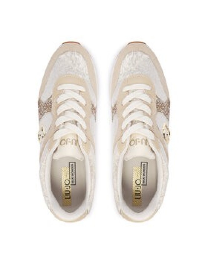 Liu Jo Sneakersy Maxi Wonder Plus 02 BF6009 PX066 Beżowy