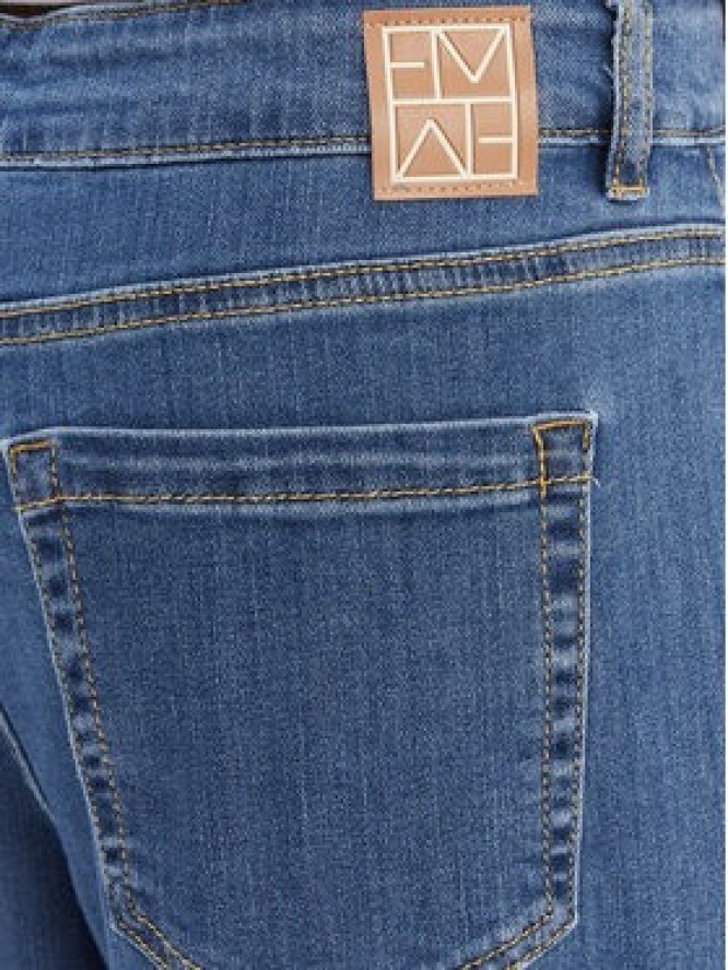 Marella Jeansy Disco 2615181111 Niebieski Wide Leg