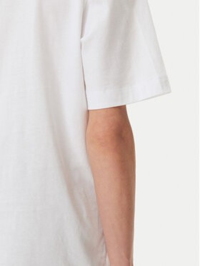 Munthe T-Shirt Flisha 251111525166 Biały Loose Fit