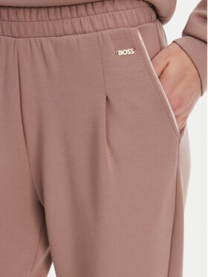 BOSS Spodnie dresowe Scuba 50545648 Beżowy Regular Fit