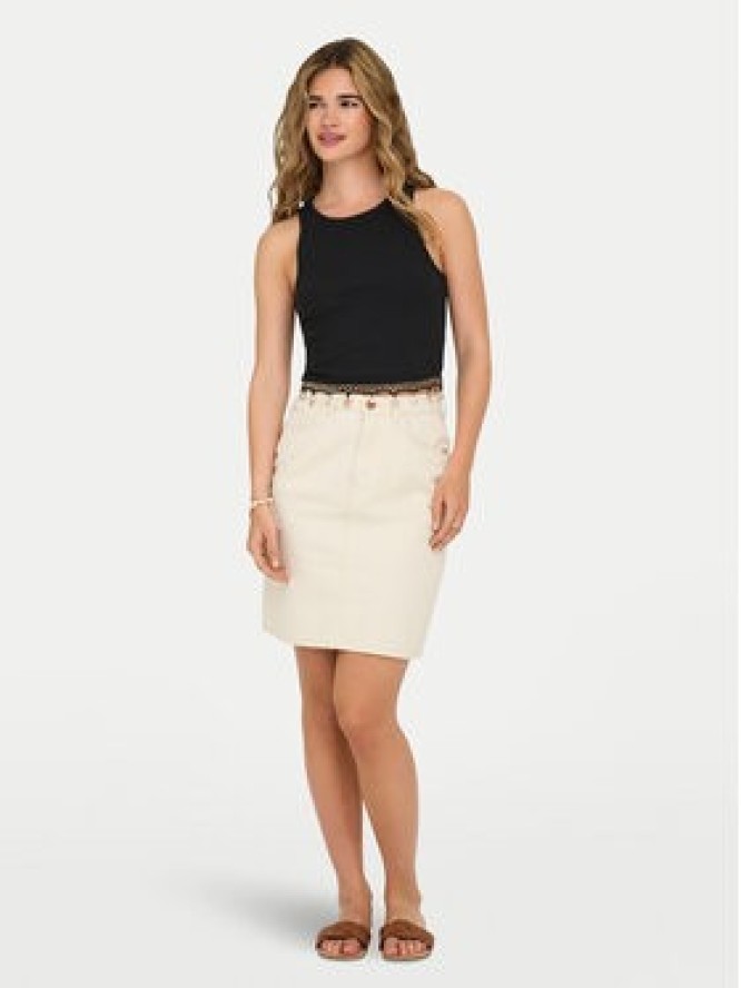 ONLY Top Shelly 15325019 Czarny Slim Fit