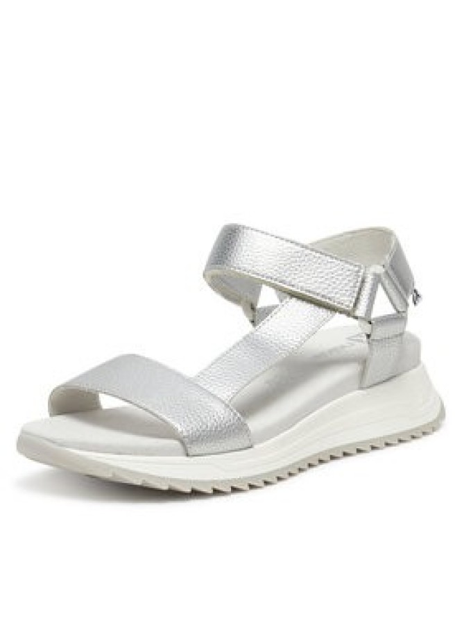 Rieker Sandały W2951-90 Srebrny