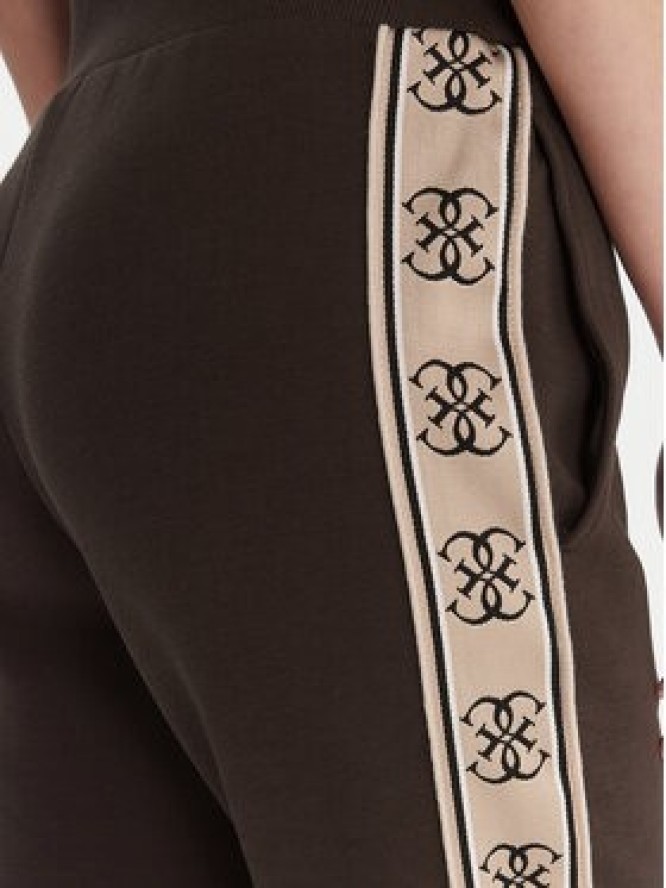 Guess Spodnie dresowe V2YB15 KB3P2 Brązowy Regular Fit