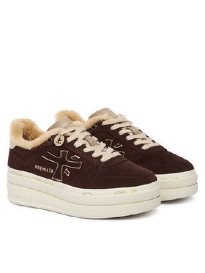 Premiata Sneakersy MICOL VAR 7894M Brązowy