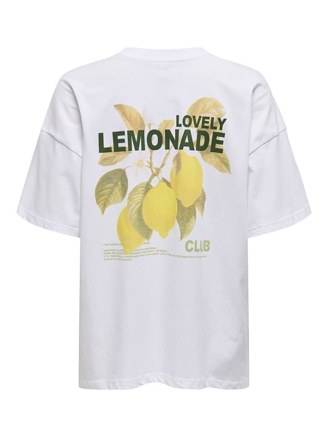 ONLY Koszulka w kolorze białym rozmiar: L