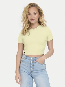 ONLY T-Shirt Betty 15311891 Żółty Regular Fit