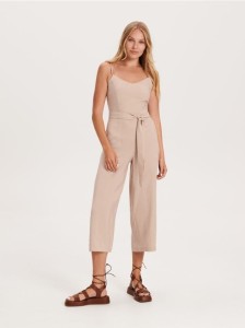 Kombinezon z modalu - beżowy