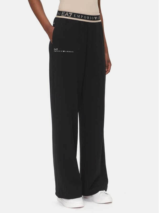 EA7 Emporio Armani Spodnie dresowe 7W000281 AF12501 UC001 Czarny Regular Fit