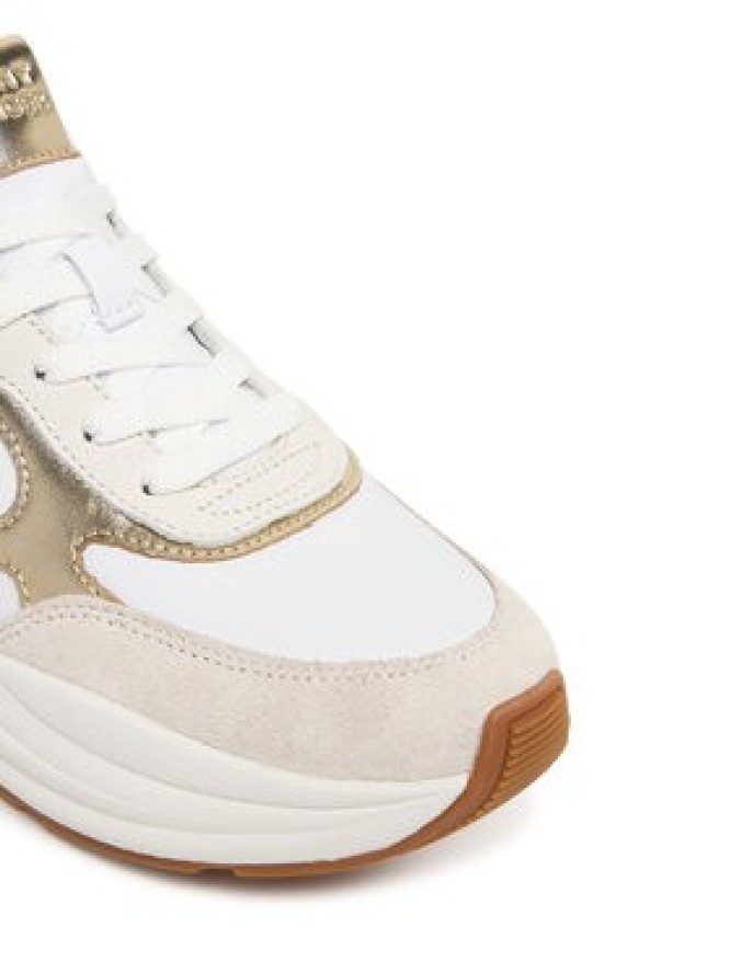 Tommy Hilfiger Sneakersy Th Chunky Runner Metallic FW0FW09204 Écru