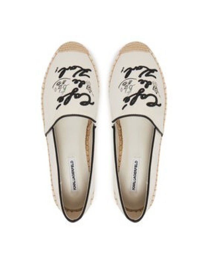 KARL LAGERFELD Espadryle KL81125 Biały