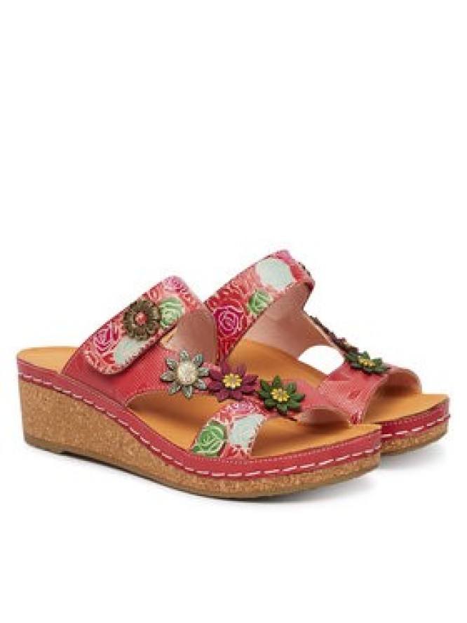 Laura Vita Klapki Facscineo 05 Czerwony