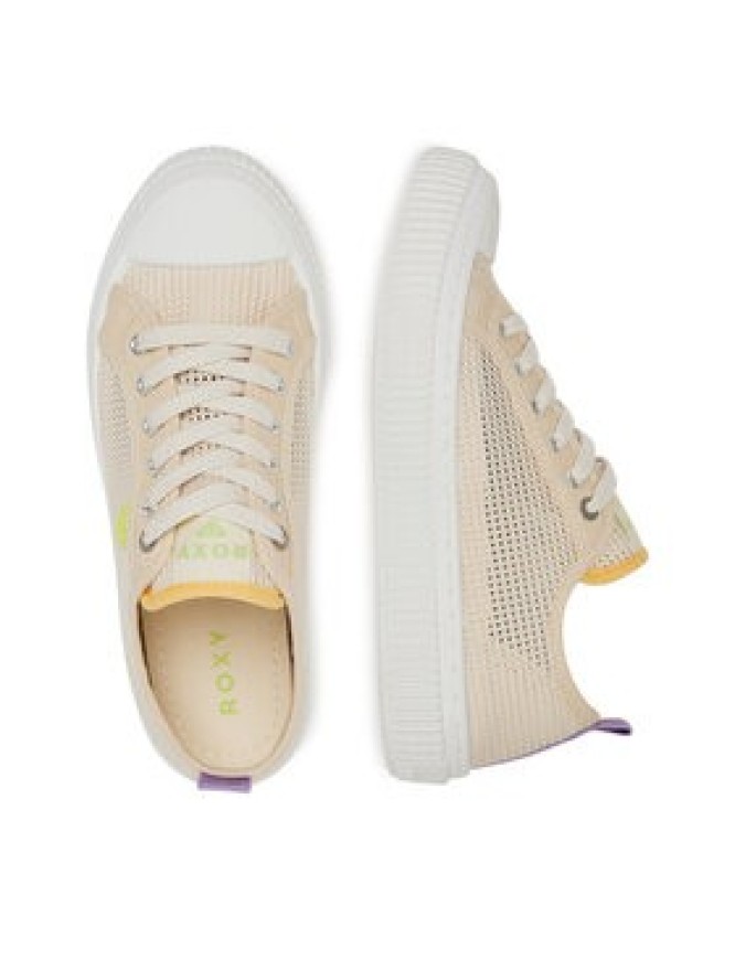 Roxy Trampki V12-908 Beżowy